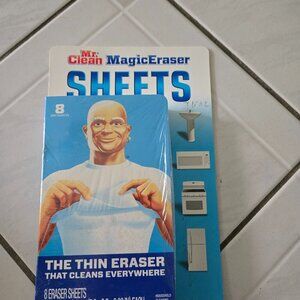 New Sealed Mr Clean Magic Eraser Sheets 8 Ct